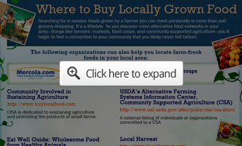 Where to Buy Locally Grown Food
